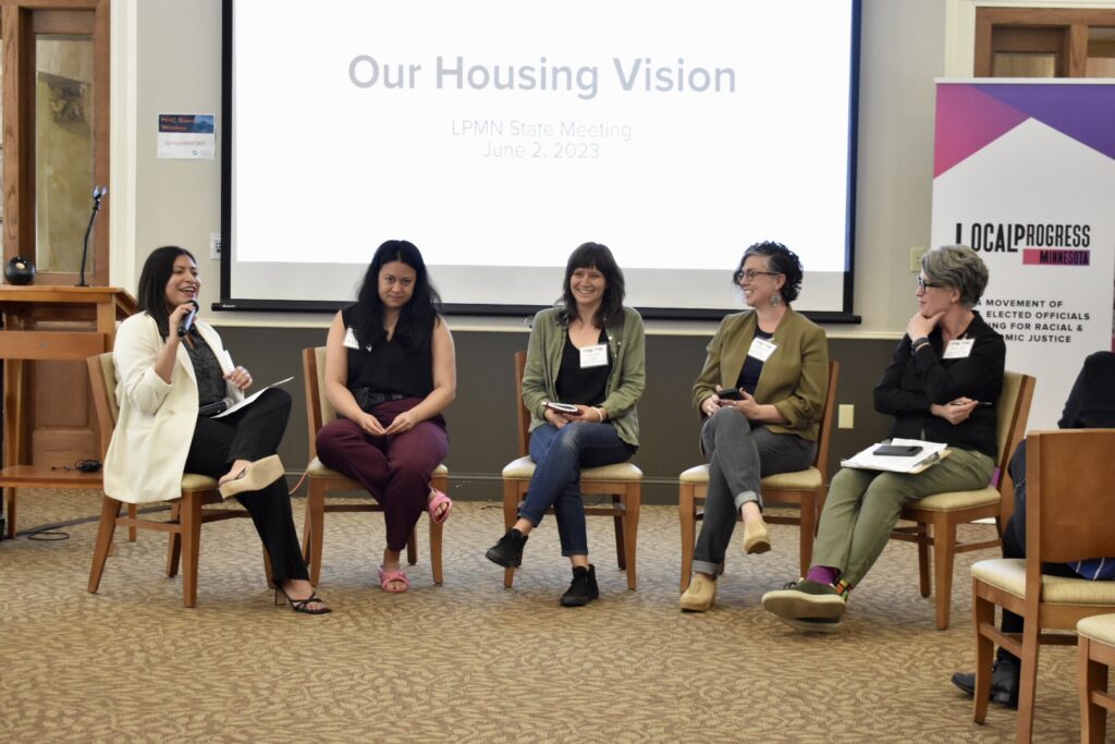 Panel discussion with LPMN members, staff, and partners.