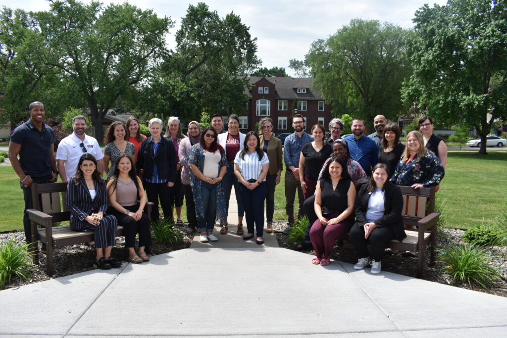 A group photo of LPMN members, staff, and partners at the 2023 state meeting in St. Paul.