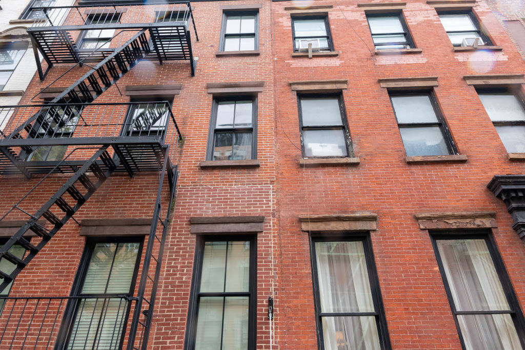 Image of brownstonehomes. (Spencer Platt/Getty Images)